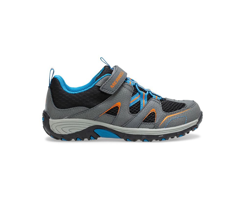 Merrell Hiking Shoes Grey/Black - Trail Chaser - Kids 80YACZDJN